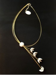 Collier CHUTE blanc