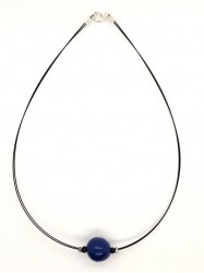 Pendentif Boule bleu