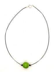 Pendentif Boule vert V