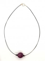 Pendentif Boule violet