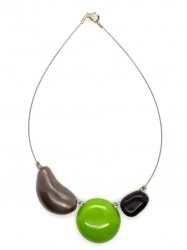 Collier Dissymétrique vert