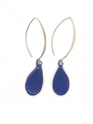 Boucles d'oreilles Goutte bleu