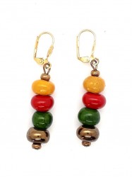 Boucles d'oreilles Multicolore